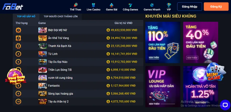 Casino Trực Tuyến F1686